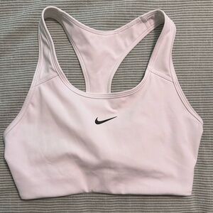 Nike DriFit White Sports Bra Dri Fit Size Medium